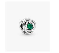 Pandora 790065c08 Charm Cerchio Eterno Verde Scuro Maggio