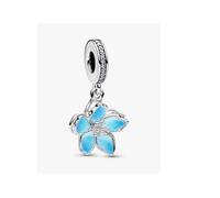 Pandora 790667c02 Charm Pendente Fiore di ciliegio blu