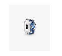 Pandora 791817nsbmx Clip Pavè Blu Argento