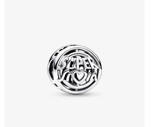 Pandora 792644c00 Charm Openwork Super Mom
