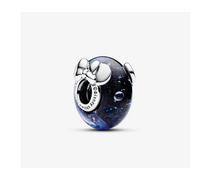 Pandora 792958c01 Charm Disney Mickey e Minnie Vetro di Murano Blu