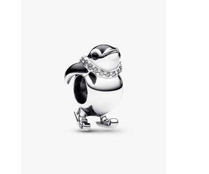 Pandora 792988c01 Charm Pinguino con gli Sci