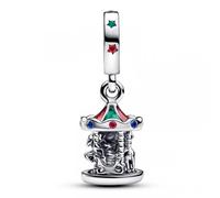 Pandora 793586C01 Spinning Carousel Dangle Charm - Sterling Silver & Enamel