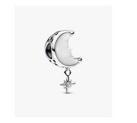 Pandora 793594c01 Charm Luna e Stella Polare