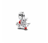 Pandora 793616C01 Disney Mickey Mouse Cupid Charm - Sterling Silver, Red Enamel