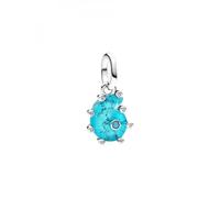 Pandora Moments 793900C01 - Ciondolo a forma di lumaca di mare, in argento Sterling con zirconi, compatibile con Me e Moments, colore: Blu, 4,9x13,5x10,3 mm, Argento sterling, Zirconia cubica