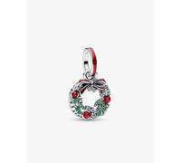 Pandora 794238C01 Charm Pendente Doppio Ghirlanda di Natale