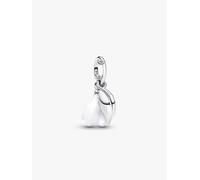 Pandora 794239C01 Charm Pendente Fiore Bucaneve Vetro di Murano