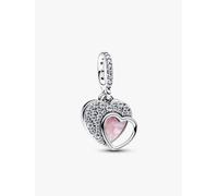 Pandora 794456C01 Charm Pendente Doppio Cuore Mamma Sei Bellissima