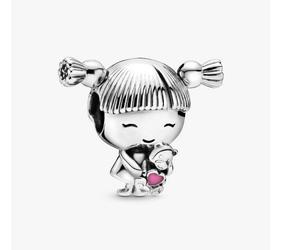 Pandora 798016en160 Charm Bimba Argento