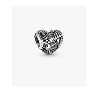 Pandora 798571c00 Charm Openwork Cuore della Famiglia Argento