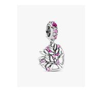Pandora 799153c01 Charm Pendente Albero della famiglia Pietre rosa