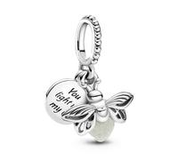 Pandora 799352C01 Glow-in-the-Dark Firefly Sterling Silver Dangle Charm