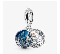 Pandora 799638c01 Charm Pendente Disney Frozen Olaf nella Neve