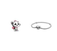 Pandora Abalorio 798848C01 Disney Marie. & Pulsera 590719-18 Corazón San Valentín