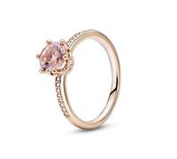 PANDORA Anello 188289C01-54 Anello rosa da donna in argento sterling