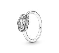 PANDORA Anello 190049C01-52 Vintage con tre pietre