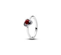 ANELLO CERCHIO ETERNO ROSSO SCURO MIS.58 PANDORA