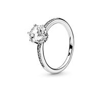 PANDORA Anello Anello 198289CZ-50 da donna in argento Corona Brilliant
