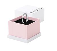 PANDORA Anello brillante Moments Shooting Stars in argento Sterling con zirconia cubica trasparente, 60