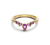 Pandora Anello da Donna Disney Frozen Regina Anna Tiara Oro 164135C01, 58/18,5, Argento Sterling, Zirconia cubica Cristallo