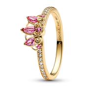 PANDORA Anello Da Donna Disney Principessa Rapunzel Tiara Color Oro 163651C01