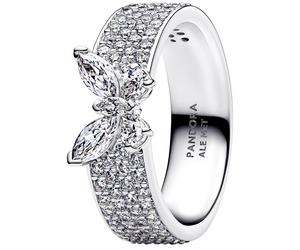 PANDORA Anello Da Donna Farfalla Luccicante Largo Argento 194270C01