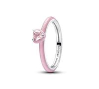 PANDORA Anello da donna in argento Chakra rosa 193088C02, 54/17,2, Argento sterling, Smalto