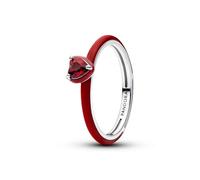 PANDORA Anello da donna in argento Chakra rosso cuore 193088C05