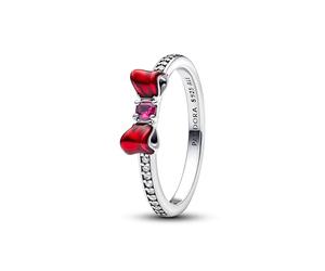 PANDORA Anello da donna in argento Disney Principessa Biancaneve Fiocco 193652C01