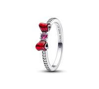PANDORA Anello da donna in argento Disney Principessa Biancaneve Fiocco 193652C01, 54/17,2, Argento sterling, Zirconia cubica