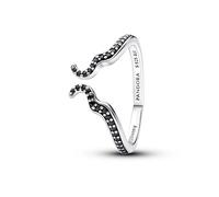 Pandora Anello da Donna in Argento Disney Villains Maleficent 194333C01, 54/17,2, Argento Sterling, Cristallo