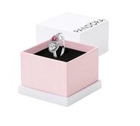 Pandora Anello da donna Halo Cuore 193662C01, Argento sterling 925, Zirconia cubica, 56/17,8