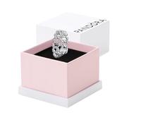Pandora - Anello Catena Maglia Cubana Pavè - - Accessories - Donna - Grigio - 52 MM