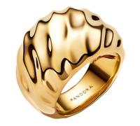 Pandora Anello da donna ondulato oro 163884C00, 54/17,2, Argento sterling, Nessuna pietra preziosa