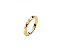 Pandora Anello da donna ondulato oro 163885C00, 58/18,5, Argento sterling, Nessuna pietra preziosa