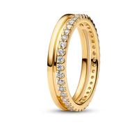 PANDORA Anello Donna A Doppio Banda Color Oro 163799C01