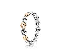 Pandora - Anello in Argento 925, Motivo: Pavone - 190961, Argento, 16, Colore: Argento, cod. 190961-56