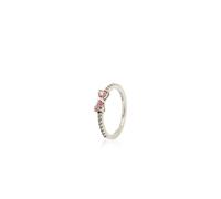 Pandora - Anello Pandora Fiocco Luminoso Rosa - - Accessories - Donna - Grigio - 56 MM