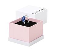 Pandora Anello scintillante in argento con cristalli blu 192389C01 52 mm