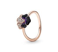 Pandora Anello 180764C01-52 Fiore di viola del pensiero lilla