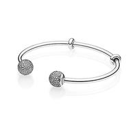 Pandora Bangle Donna argento - 596438CZ-1