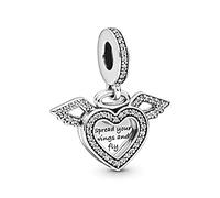 Pandora Bead Charm da Donna, Argento