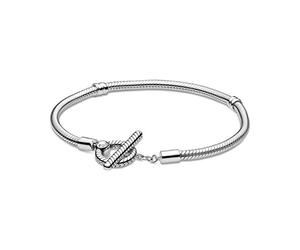 PANDORA Bracciale 599082C00-19 Taglia 19 Argento