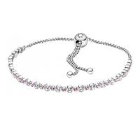 PANDORA Bracciale 599377C02-2 rosa e trasparente