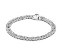 PANDORA Timeless Bracciale in argento Sterling con pavé e zirconi cubici trasparenti, 20