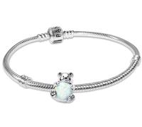 PANDORA Bracciale da donna con ciondolo a forma di orso polare, set iniziale in argento, gioielli moderni da indossare tutti i giorni e per le occasioni speciali 68606 20 cm