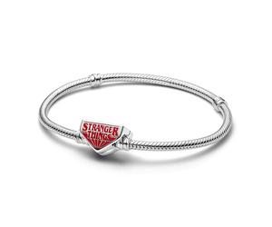 Pandora Bracciale da donna in argento 925 Stranger Things 593572C01, 20 cm, Argento sterling, Nessuna pietra preziosa