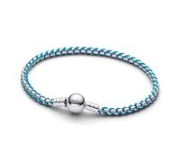 PANDORA Bracciale da donna in argento a catena veneziana turchese 593816C01