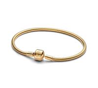 PANDORA Bracciale da donna per charm, oro 563390C00, 20 cm, Argento sterling, Senza Gemstone